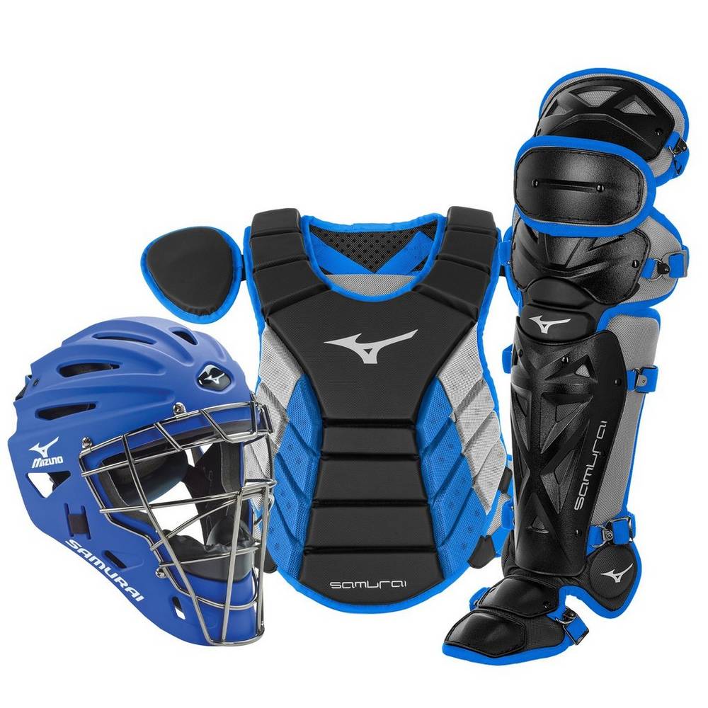 Catchers Gear Mizuno Baseball Samurai Adult 16" Boxed Uomo - Nere/Blu Reale - 43715-JGSB